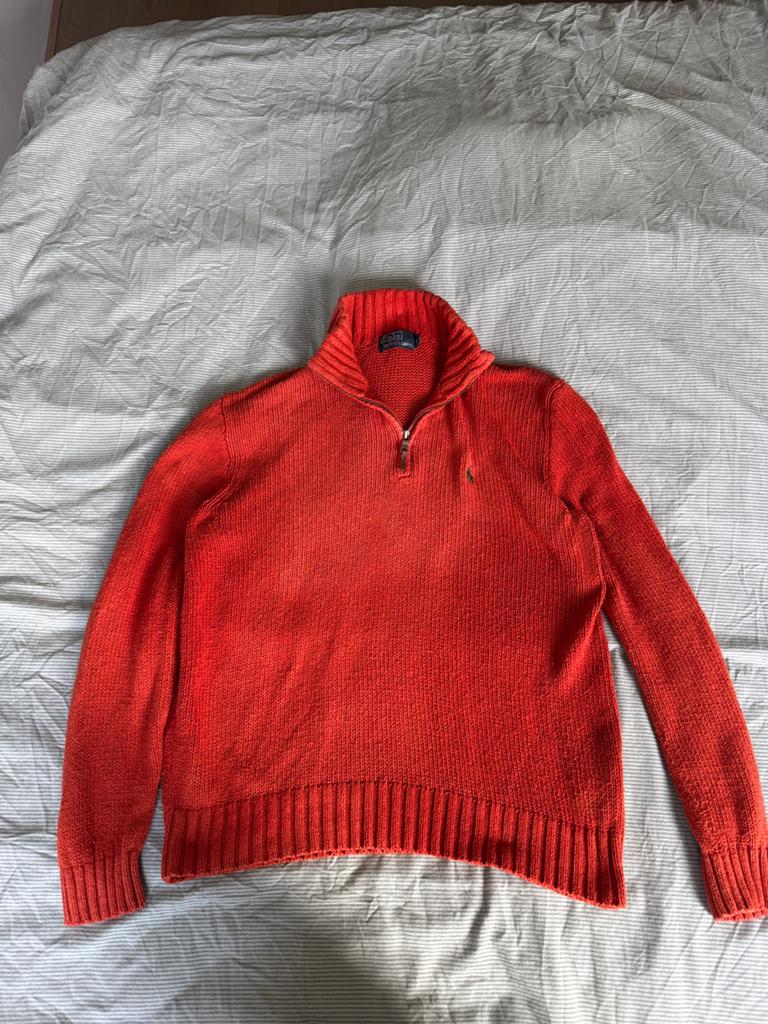 Polo Ralph Lauren Trui Oranje Maat M, Ophalen of Verzenden, Zo goed als nieuw, Maat 48/50 (M), Oranje