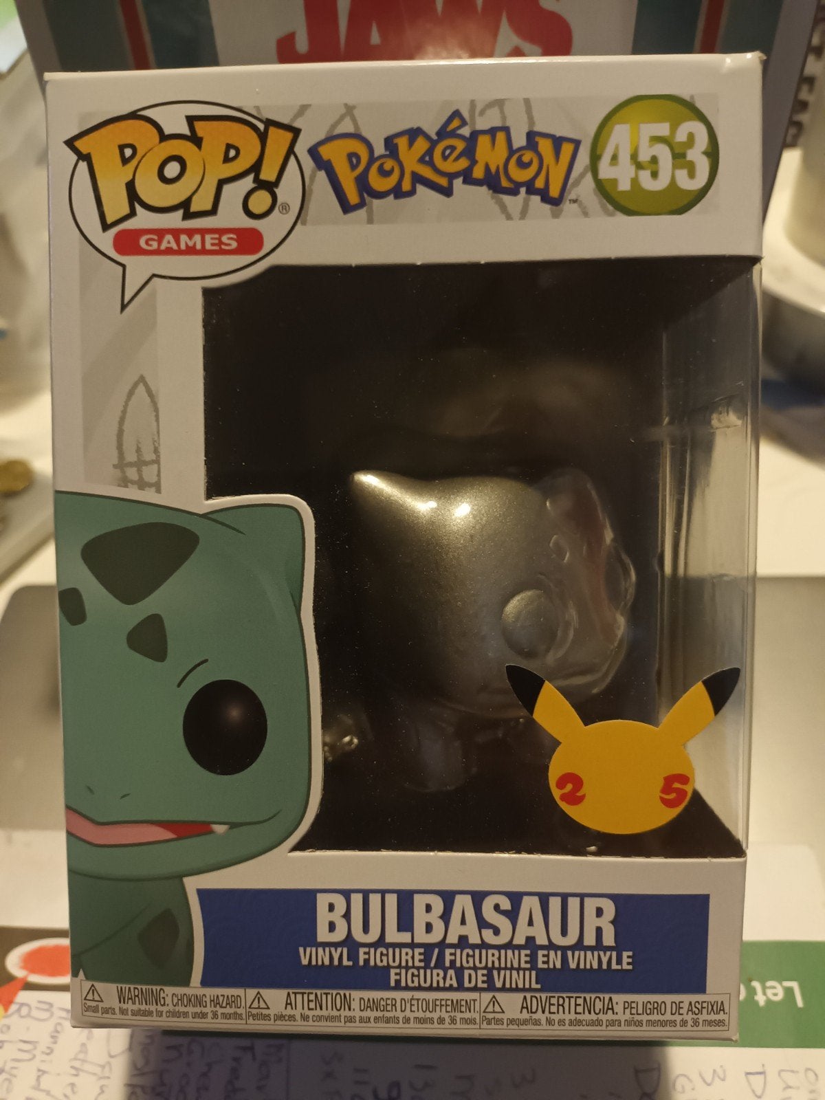 Funko Pop! Pokémon Bulbasaur #453 - Zilveren editie, Ophalen of Verzenden, Nieuw