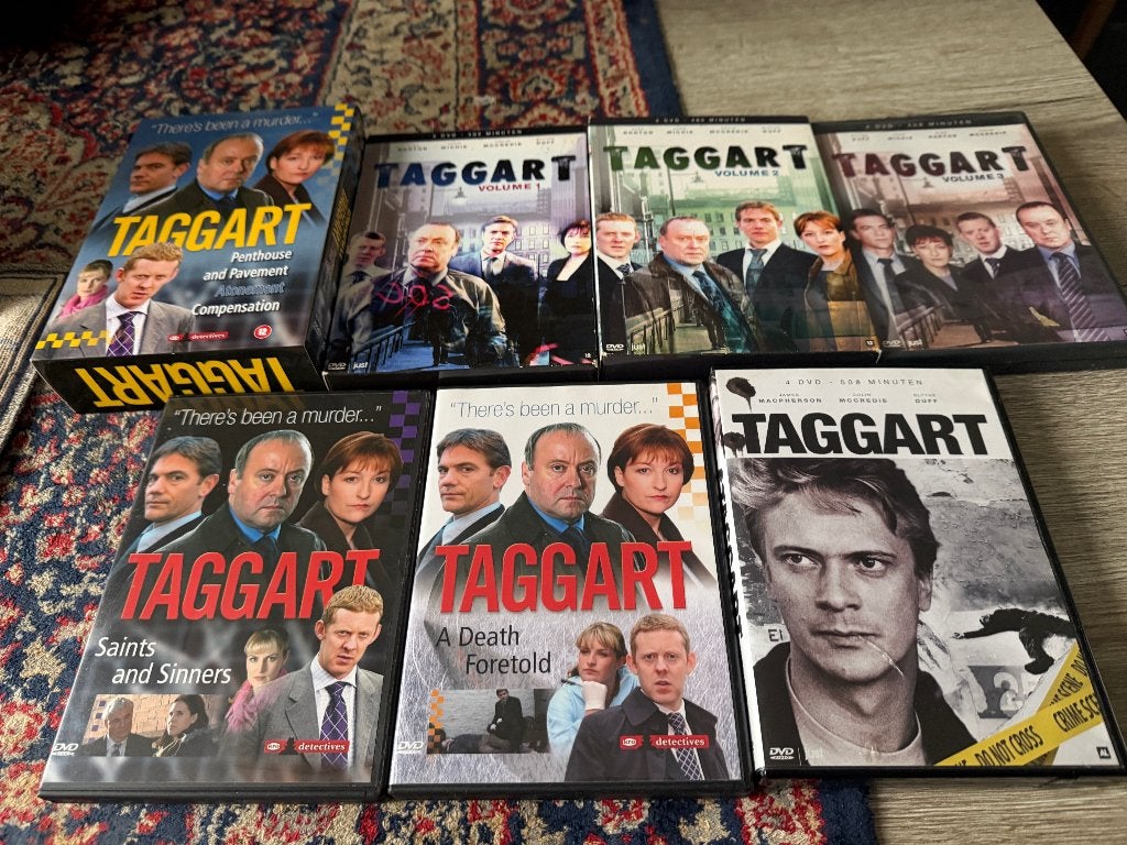 Taggart. 7 Boxen met 21 Dvd's. Met ruim 40 uur kijkplezier, Vanaf 12 jaar, Ophalen of Verzenden, Zo goed als nieuw, Thriller