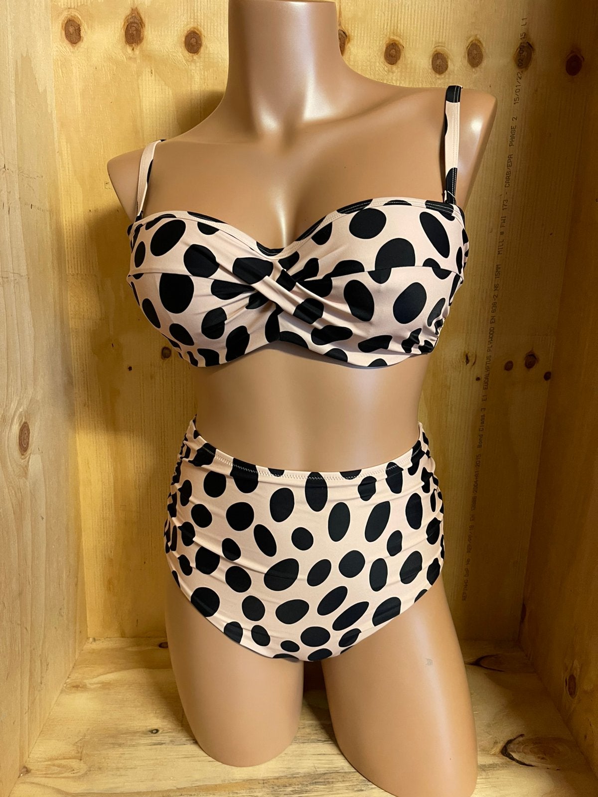 Panache bikini maat eu 75f met taille slip 40 amalfi, Verzenden, Nieuw, Beige, Bikini