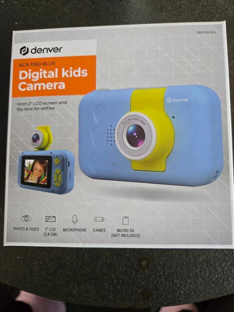 Denver KCA-1350 BLUE digitale kindercamera, Ophalen of Verzenden