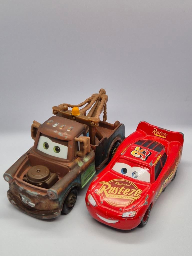 Cars speelgoedauto's Bliksem McQueen en Takel, Kinderen en Baby's, Speelgoed | Speelgoedvoertuigen, Ophalen of Verzenden