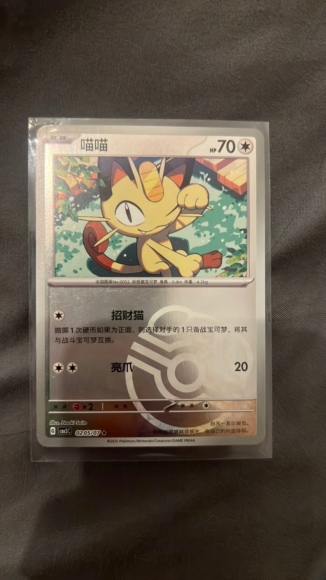 masterball meowth chinees, Ophalen of Verzenden
