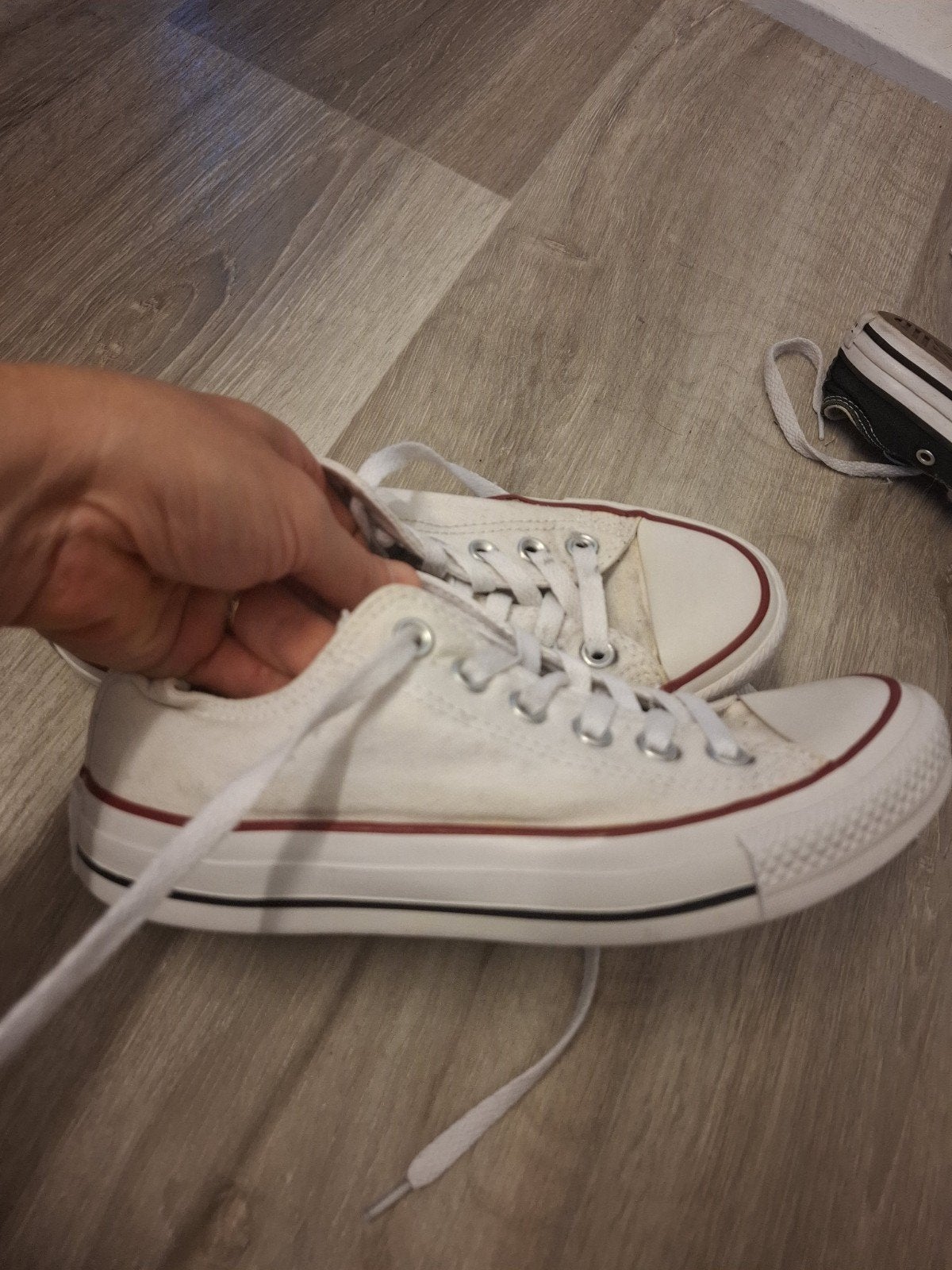 Witte Converse All Star sneakers - Maat 39, Wit, Converse, Ophalen of Verzenden, Sneakers of Gympen
