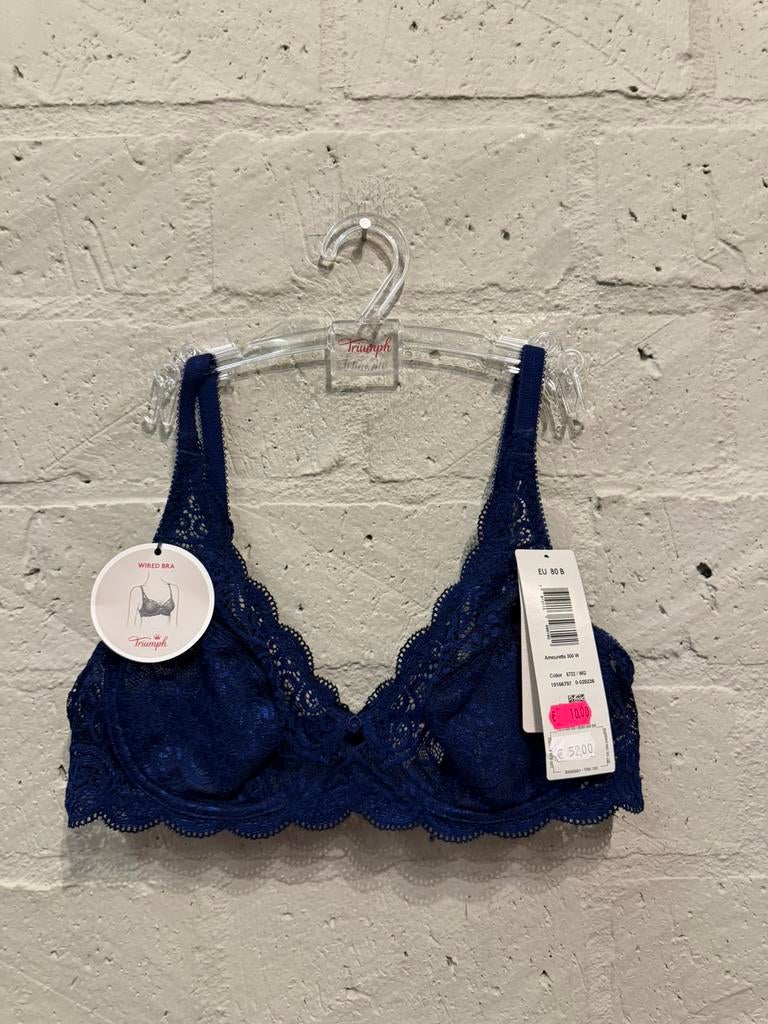 Triumph bh maat 80B NIEUW!! Nu €20,-, Ophalen of Verzenden, Blauw, BH