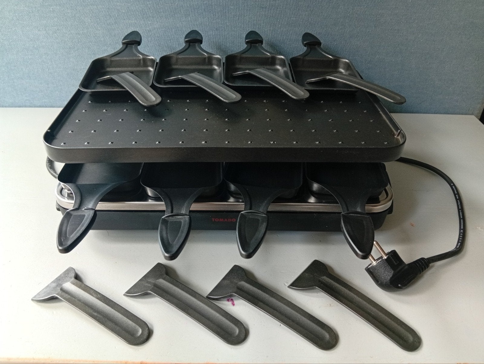 Tomado Gourmet Grill Set - Compleet voor 8 personen, Ophalen of Verzenden, Zo goed als nieuw, 8 personen of meer