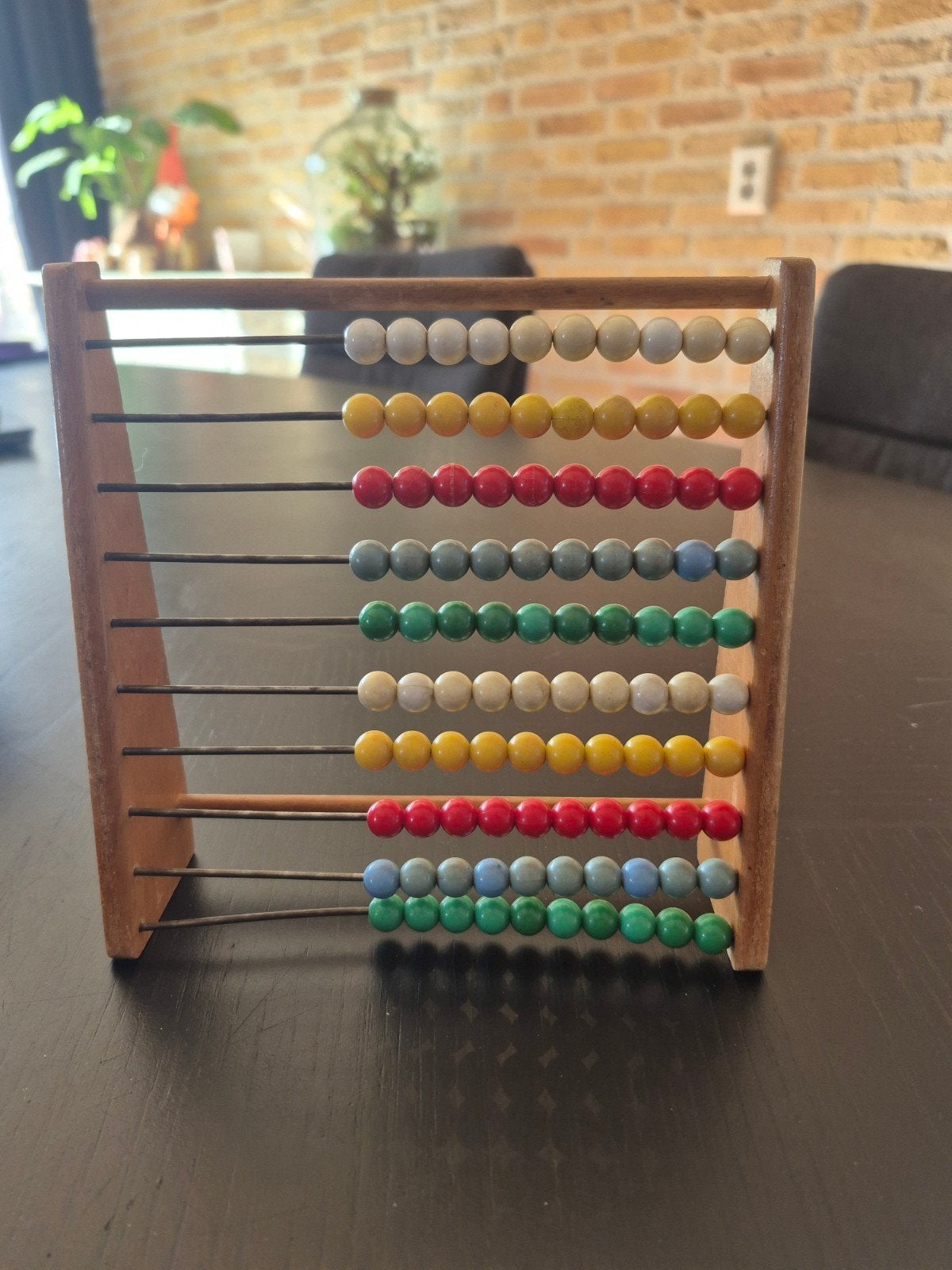 Houten Telraam - Educatief Speelgoed voor Kinderen, Ophalen of Verzenden, Gebruikt, Rekenen