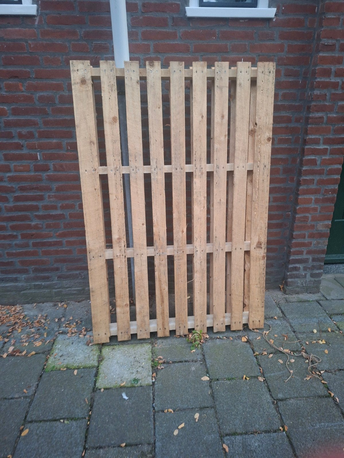 grote pallet gratis, Tuin en Terras, Ophalen, Hout, Minder dan 3 meter, 1 tot 2 meter