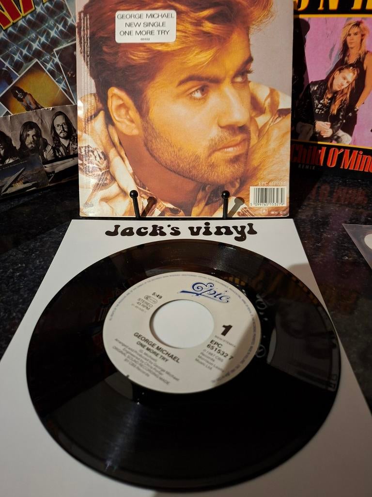 George Michael - One More Try (Single Vinyl) 1988, Ophalen of Verzenden, Zo goed als nieuw, Overige formaten