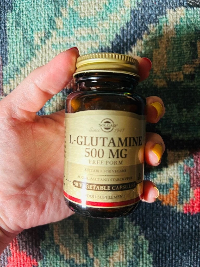 Solgar L-Glutamine 500 mg – bijna volle verpakking, Ophalen of Verzenden, Zo goed als nieuw, Overige typen