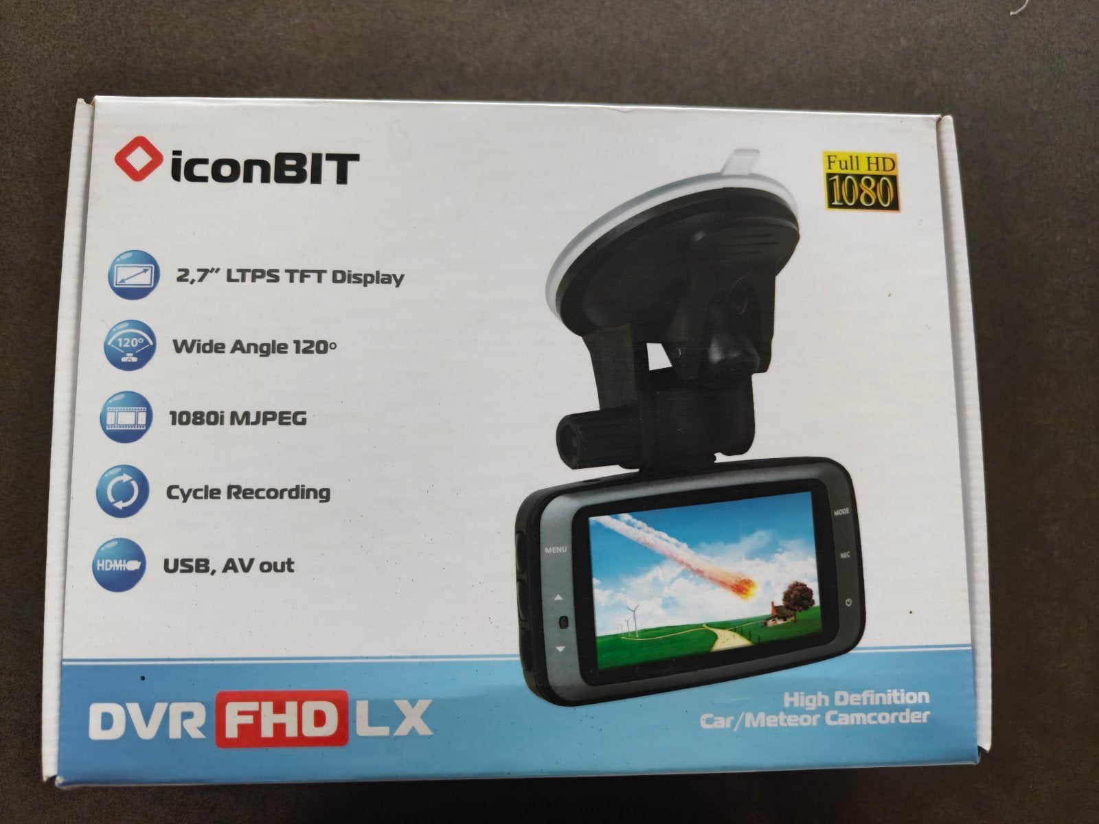 IconBIT DVR FHD LX Dashcam - Full HD 1080p, Ophalen of Verzenden, Zo goed als nieuw