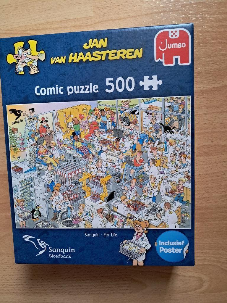 jan van haasteren puzzel 500 stukjes, Hobby en Vrije tijd, Denksport en Puzzels, Ophalen, 500 t/m 1500 stukjes, Zo goed als nieuw