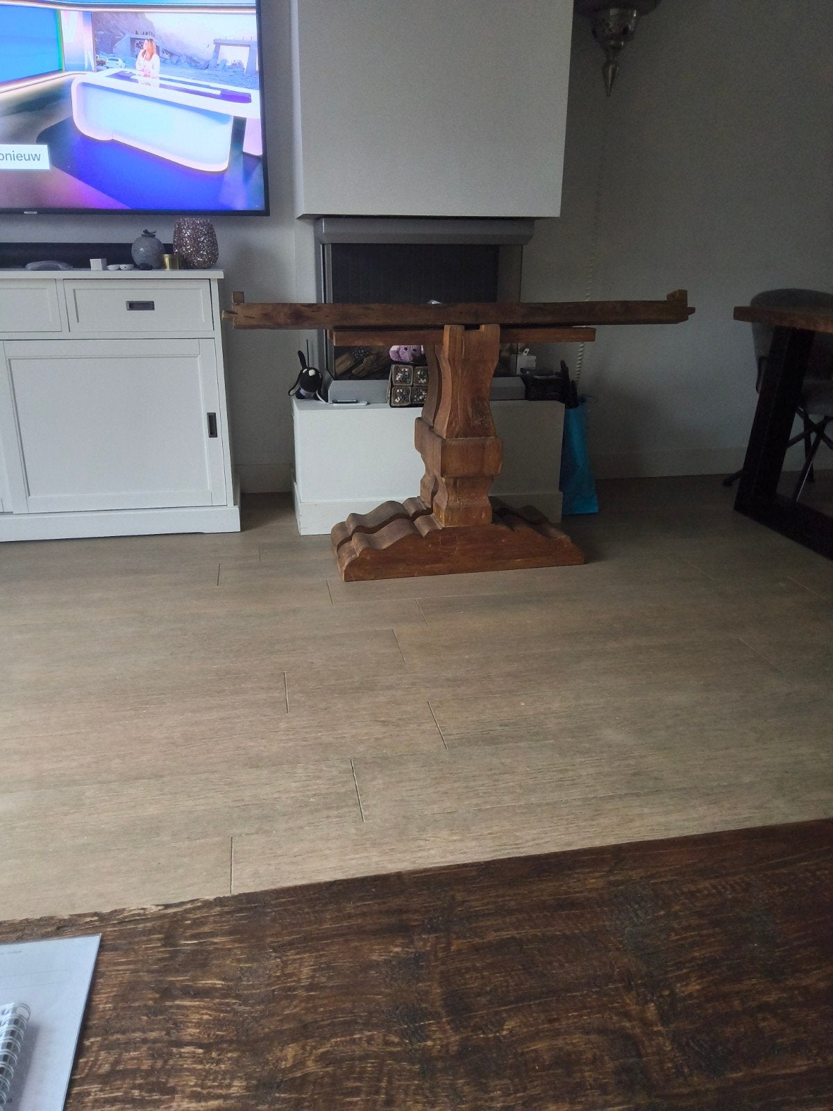 Tafelpoten van kloostertafel, Ophalen, Overige typen