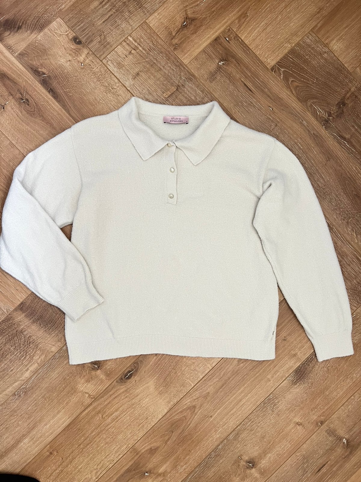 Studio anneloes prissa mink polo trui / pullover M - L kit, Maat 38/40 (M), Ophalen of Verzenden, Zo goed als nieuw, X