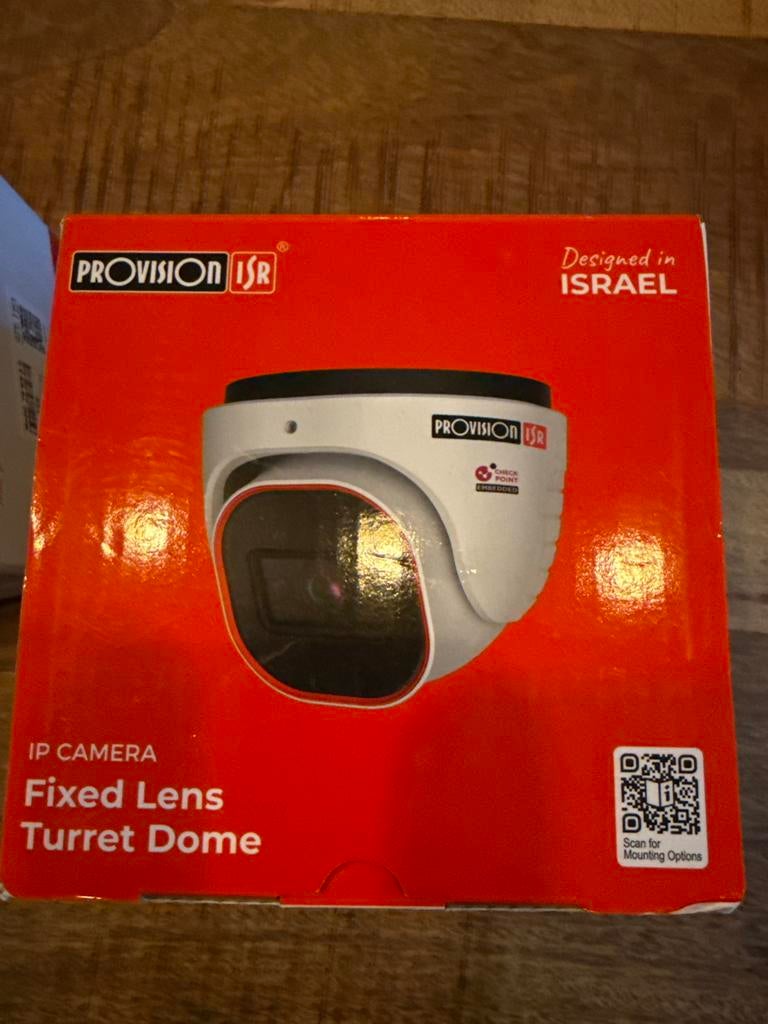 Nieuwe Provision ISR IP Camera met Wall Mount, Ophalen, Nieuw, Buitencamera