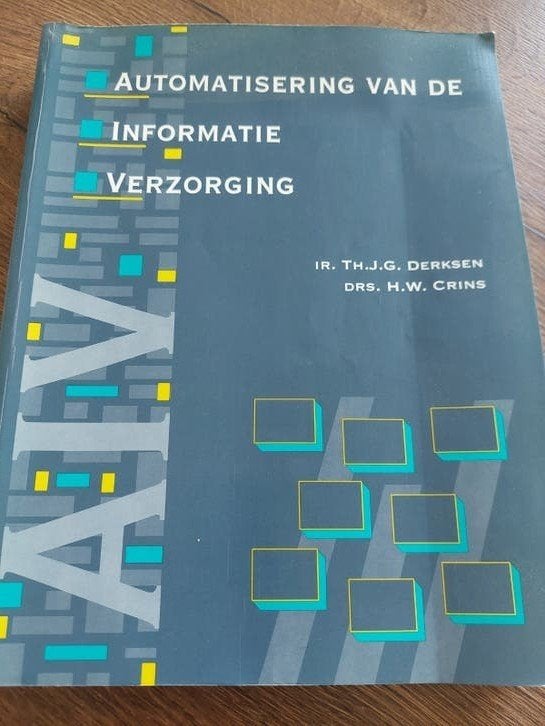 Automatisering van de Informatie Verzorging - IT Boek, Boeken, Ophalen of Verzenden, Zo goed als nieuw, Vakgebied of Industrie