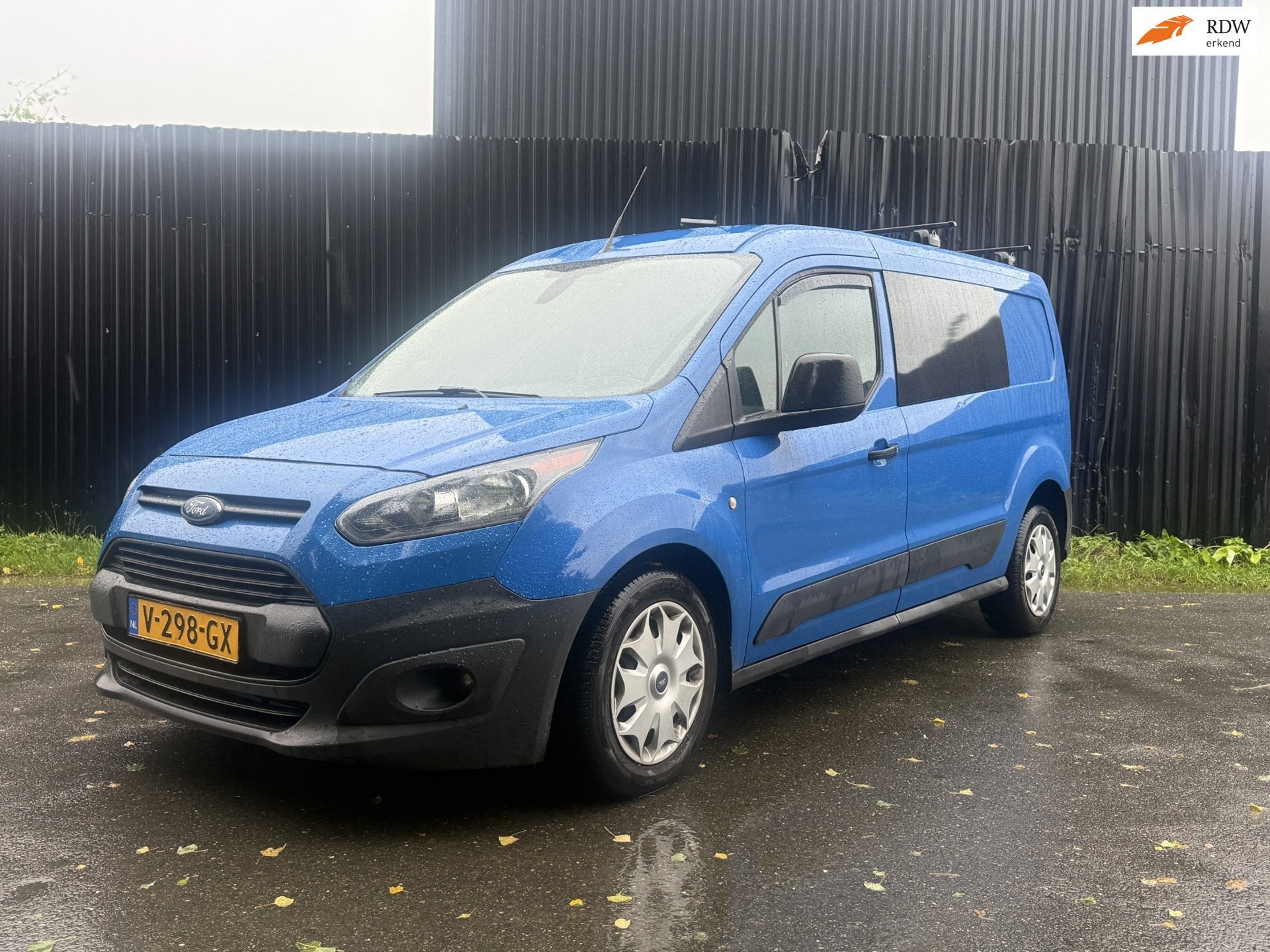 Ford Transit Connect 1.5 TDCI L2 I 3 Zit I Airco I NAVI I Ca, Auto's, Gebruikt, Euro 6, 4 cilinders, Blauw