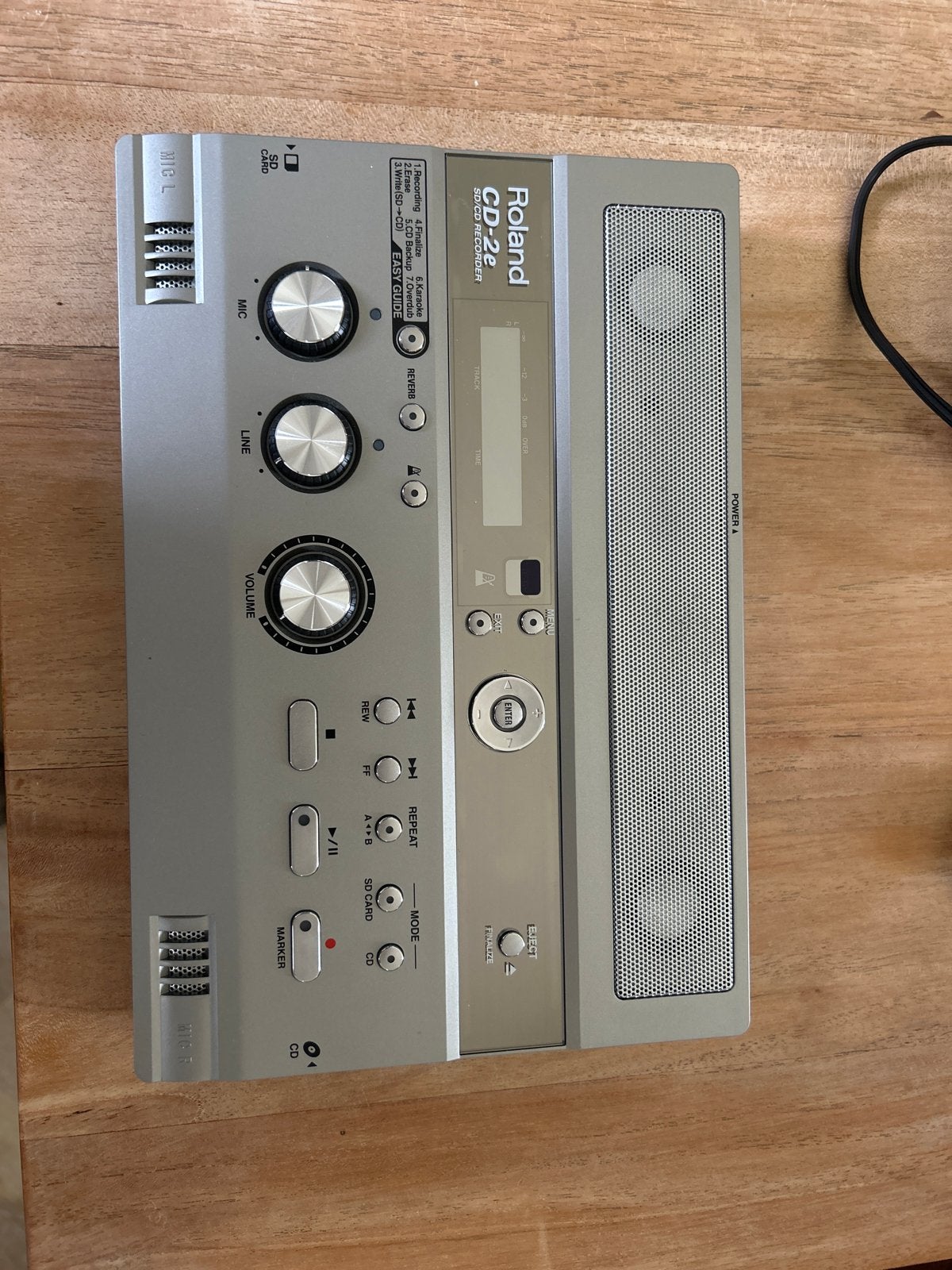Roland CD-2e SD/CD Recorder met afstandsbediening, Audio, Tv en Foto, Cd-spelers, Ophalen, Zo goed als nieuw, Overige merken, Draagbaar