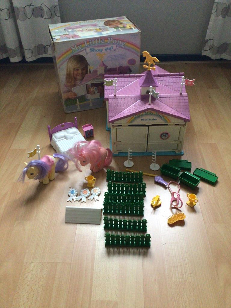 Vintage My Little Pony Show Stable, Kinderen en Baby's, Speelgoed | My Little Pony, Ophalen of Verzenden, Gebruikt
