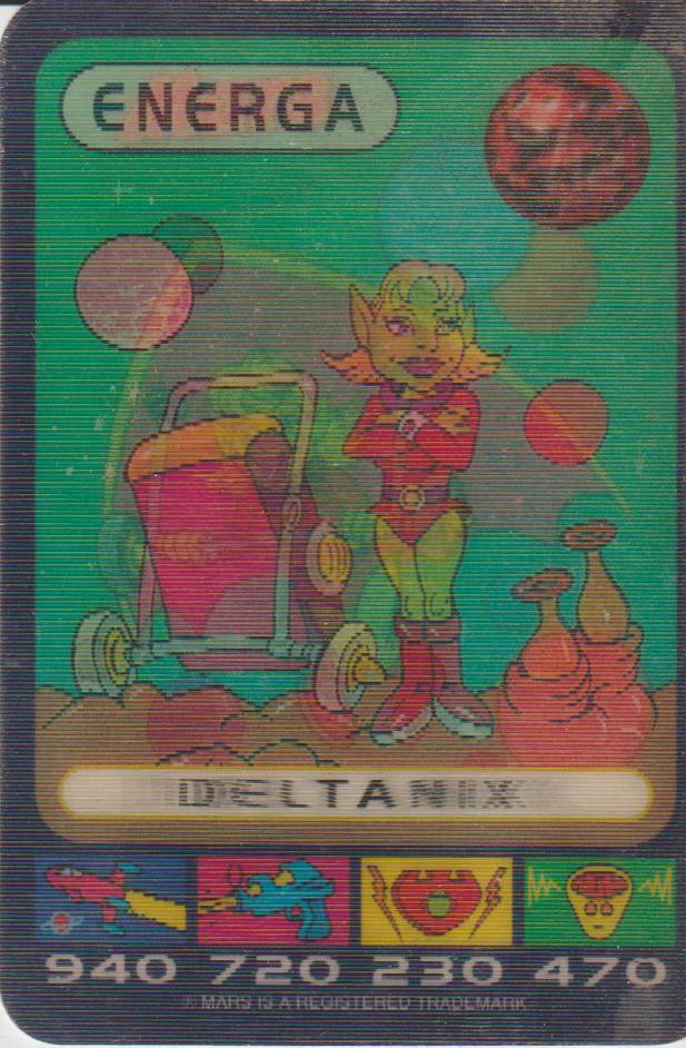 Oyun Kartı: Deltanix (3D cards - Spacix(Energa), Ophalen of Verzenden, Gebruikt, Losse kaart