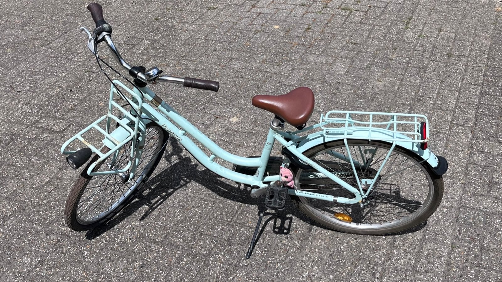 Pegasus Tourer meisjes fiets - Lichtblauw, Fietsen en Brommers, Terugtraprem, Gebruikt, 50 tot 53 cm, Ophalen