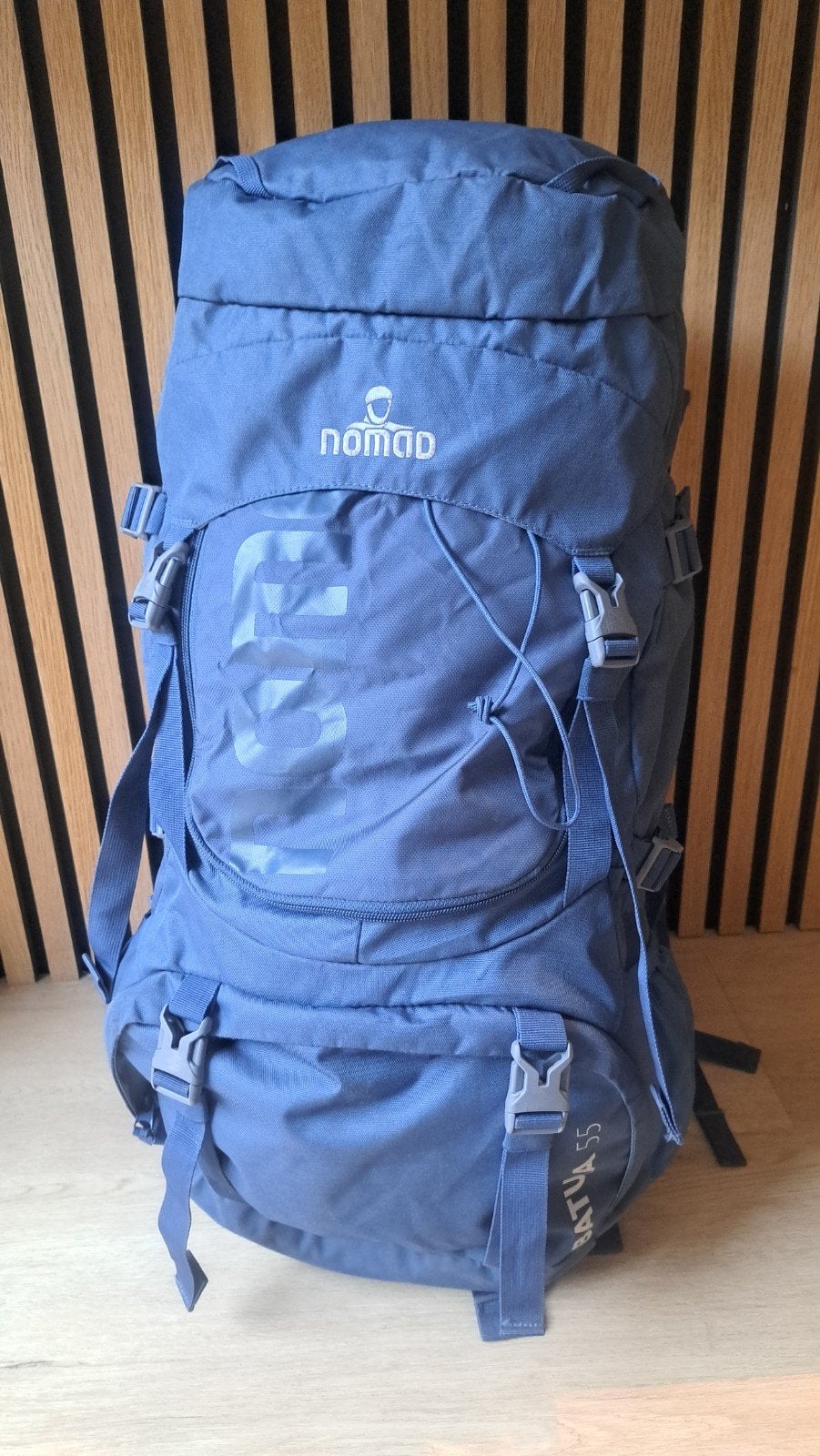 Backpack Nomad Batura 55, 30 cm of meer, Blauw, Ophalen of Verzenden, Zo goed als nieuw