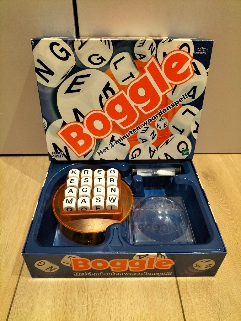 Boggle - spel van Parker, Een of twee spelers, Ophalen of Verzenden, Gebruikt, Parker