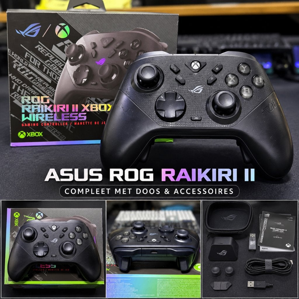 ASUS ROG Raikiri II Xbox Wireless Controller, Ophalen of Verzenden, Zo goed als nieuw, Asus