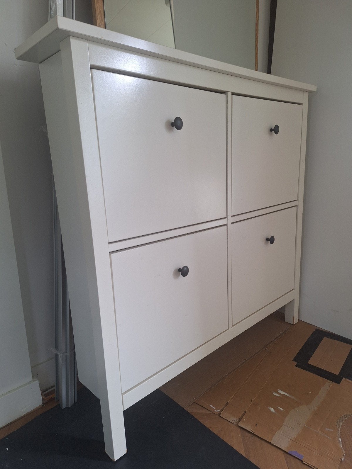 Ikea Hemnes Schoenenkast - Wit (4 vakken), Ophalen of Verzenden, Gebruikt
