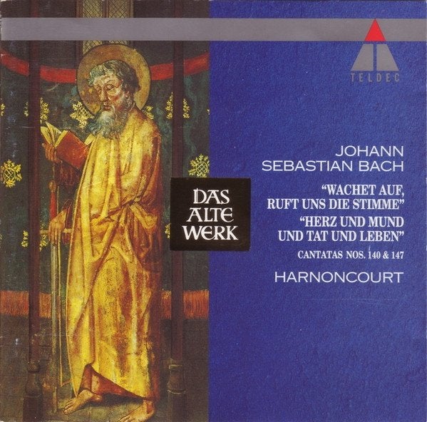 Bach Harnoncourt Cantatas nos 140 & 147 CD, Cd's en Dvd's, Gebruikt, Overige typen, Ophalen of Verzenden, Barok