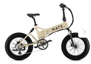Mate X 750 Watt Krachtige Opvouwbare E-bike Dessert Storm, Fietsen en Brommers, Ophalen, Zo goed als nieuw, 50 km per accu of meer