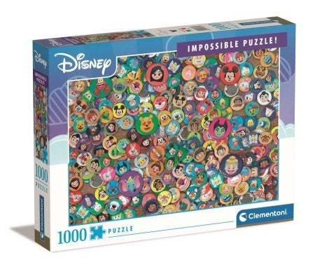 Clementoni: Impossible Puzzel: Disney Emoji 1000 stukjes, Ophalen of Verzenden, 500 t/m 1500 stukjes, Nieuw, Legpuzzel