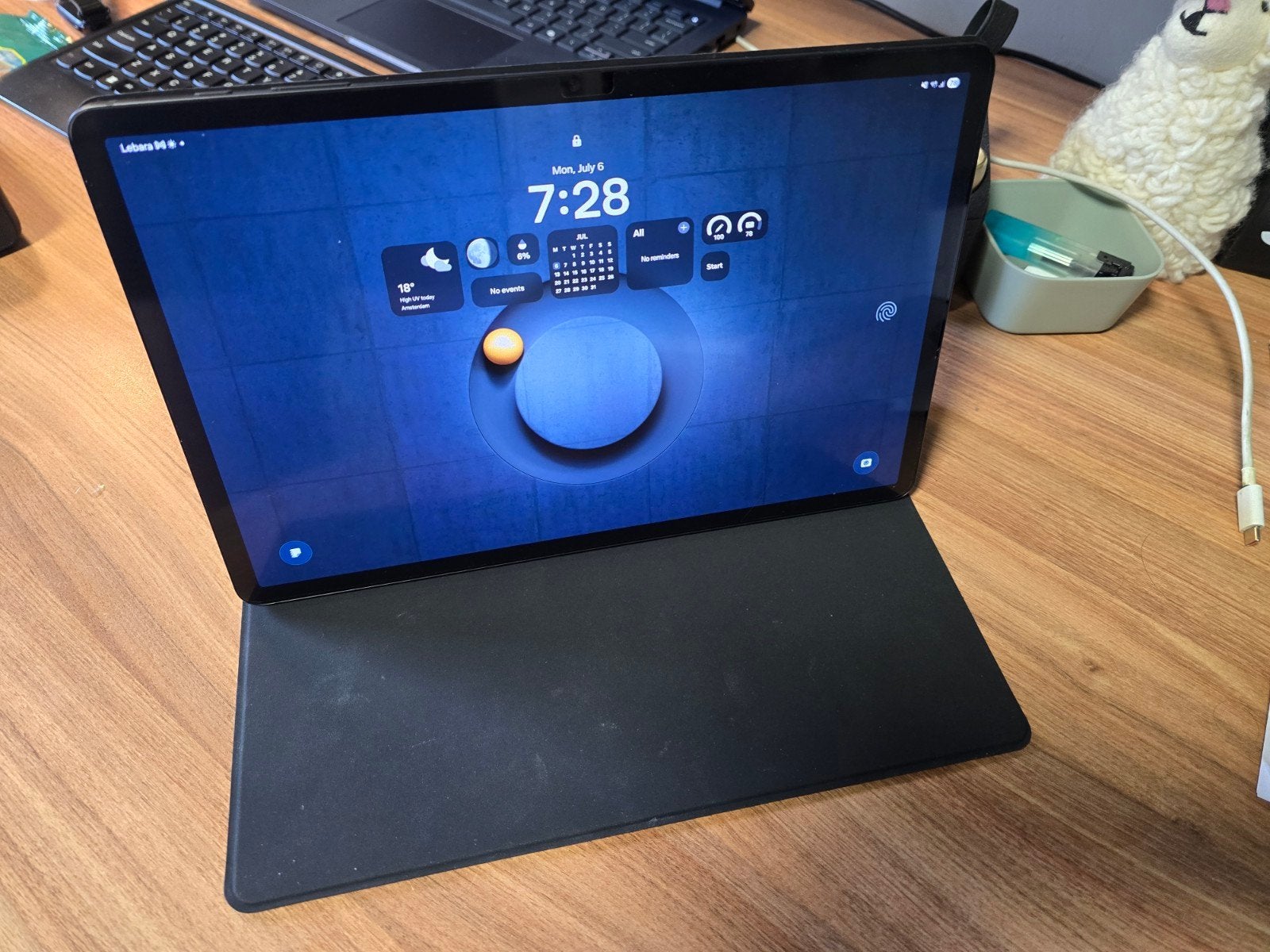 Samsung Galaxy Tab S8  lte  als nieuw + paperlike feel, 11 inch, Galaxy Tab S8, Ophalen of Verzenden, Zo goed als nieuw
