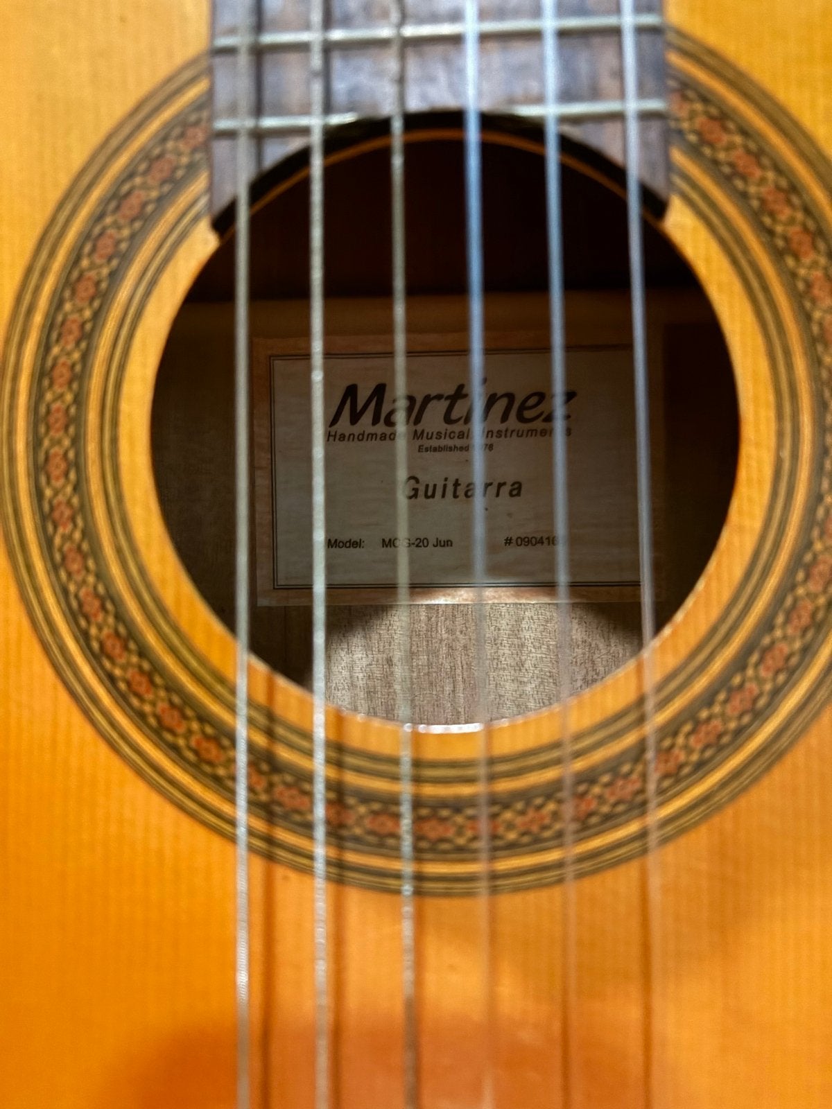 Martinez Klassieke Gitaar MC-20 Junior - Ideaal voor Kindere, Ophalen, Gebruikt, Klassieke of Spaanse gitaar