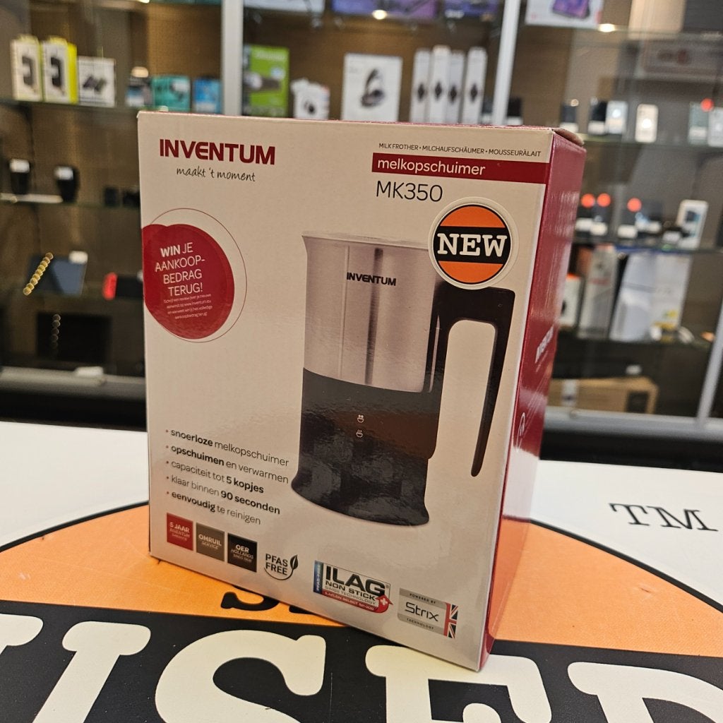 Inventum Melkopschuimer MK350 - NEW, Inventum, Gebruikt, Info@inventum.eu, Inventum Huishoudelijke Apparaten B.V., Edisonweg 8, 4207 HE Gorinchem, Nederland