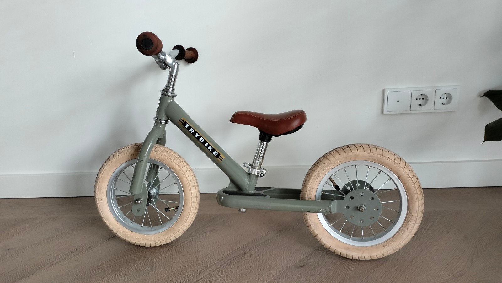 Trybike loopfiets groen (twee + driewieler), Ophalen, Gebruikt, Trybike