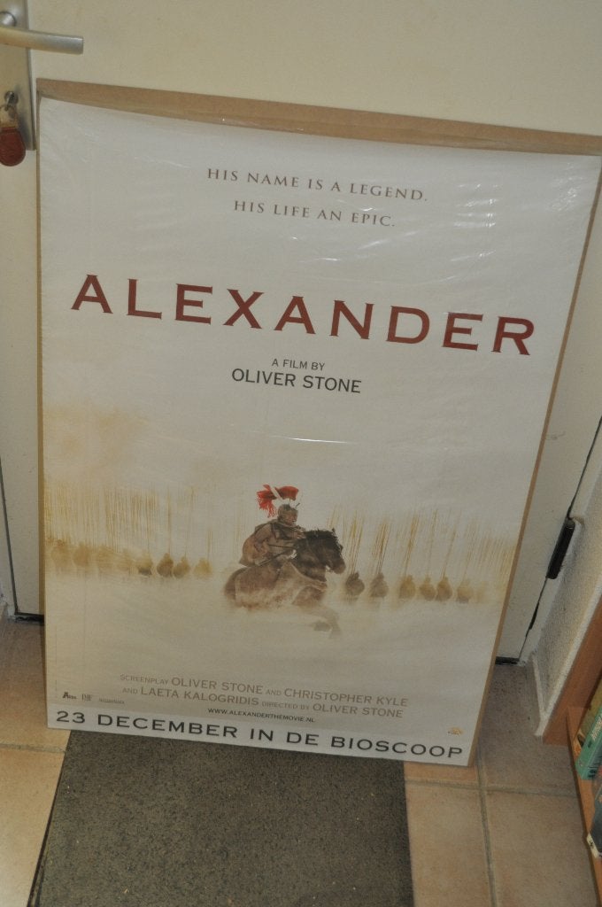 Alexander Filmposter, Ophalen, Gebruikt, A1 t/m A3, Film en Tv