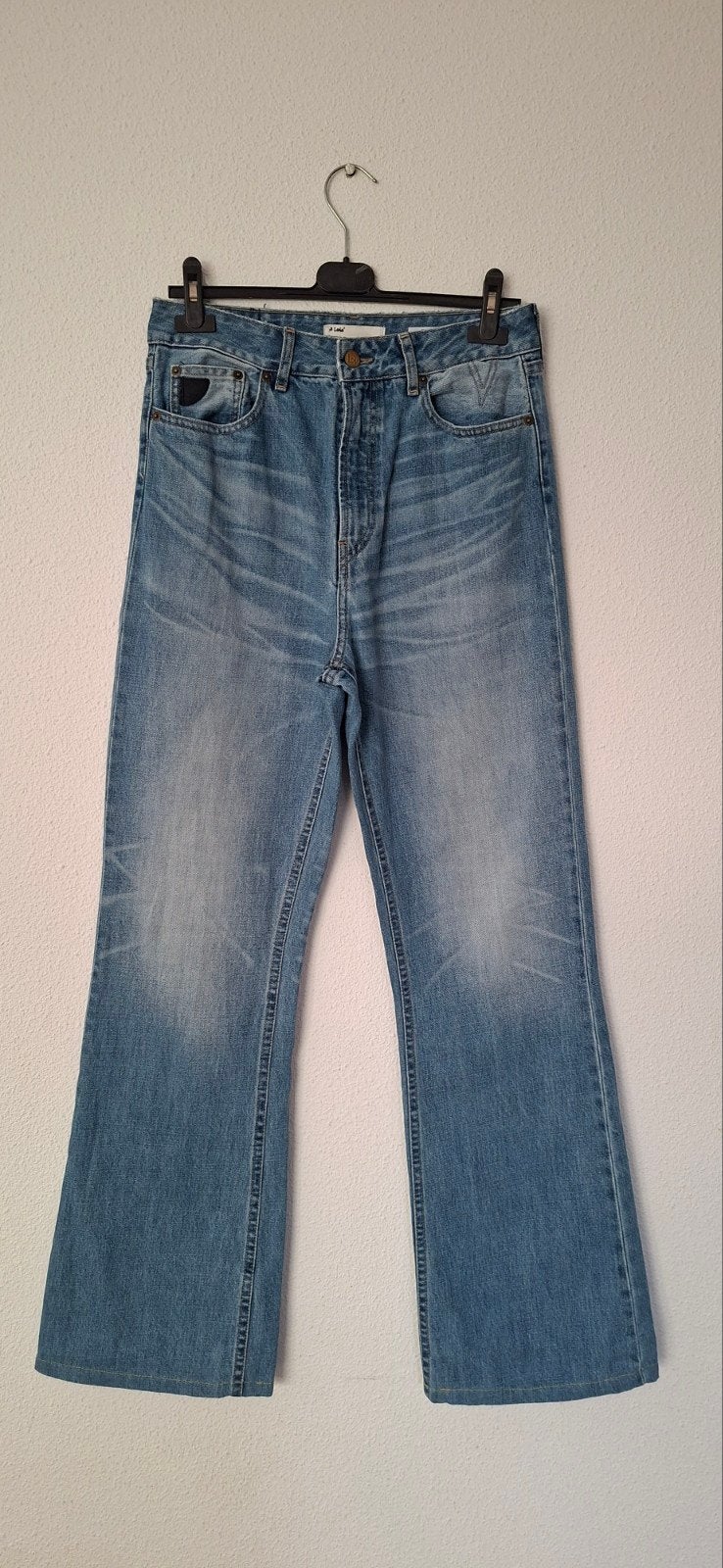 Lois Ninette-V 90's rigid flare 28/32 taille maat 38, Blauw, Ophalen of Verzenden, Zo goed als nieuw, Lois