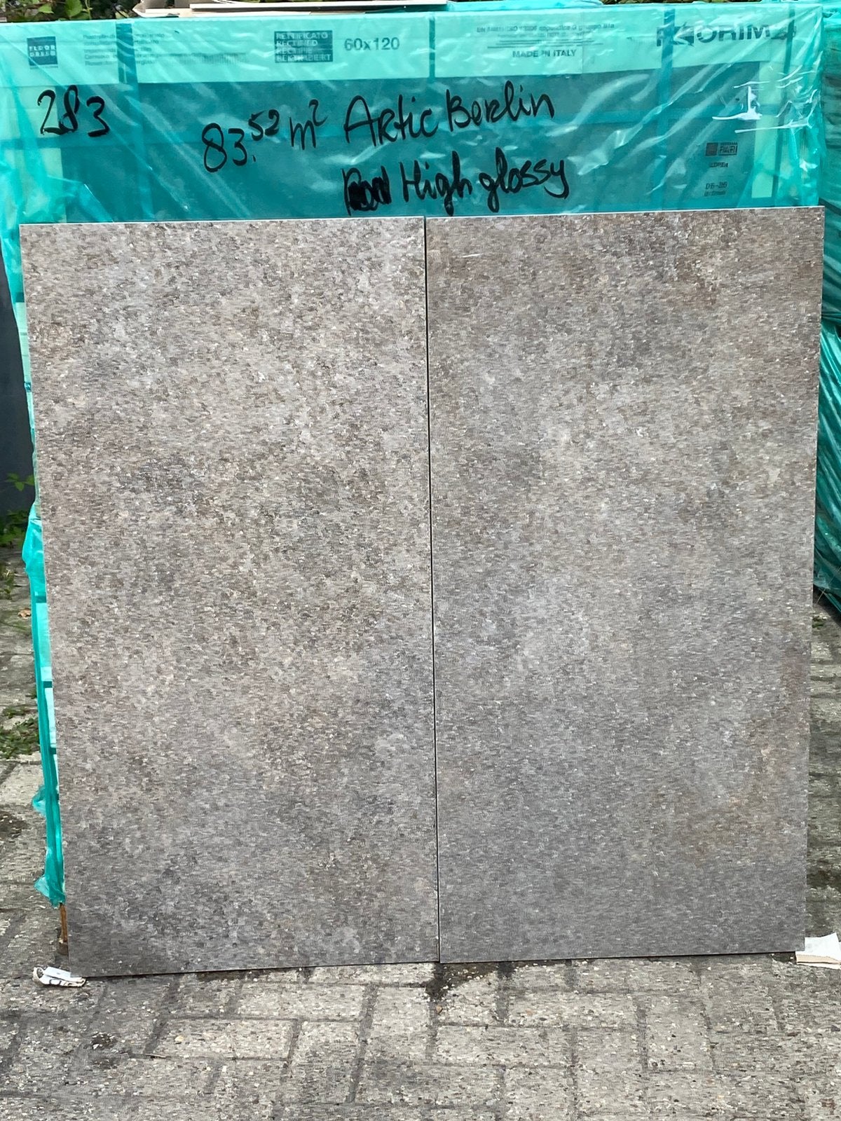 83,52 m2 Vloertegelstegels XXL Natuursteenlook Glossy 120x60, 60 cm of meer, Nieuw, Ophalen of Verzenden, 10 m² of meer