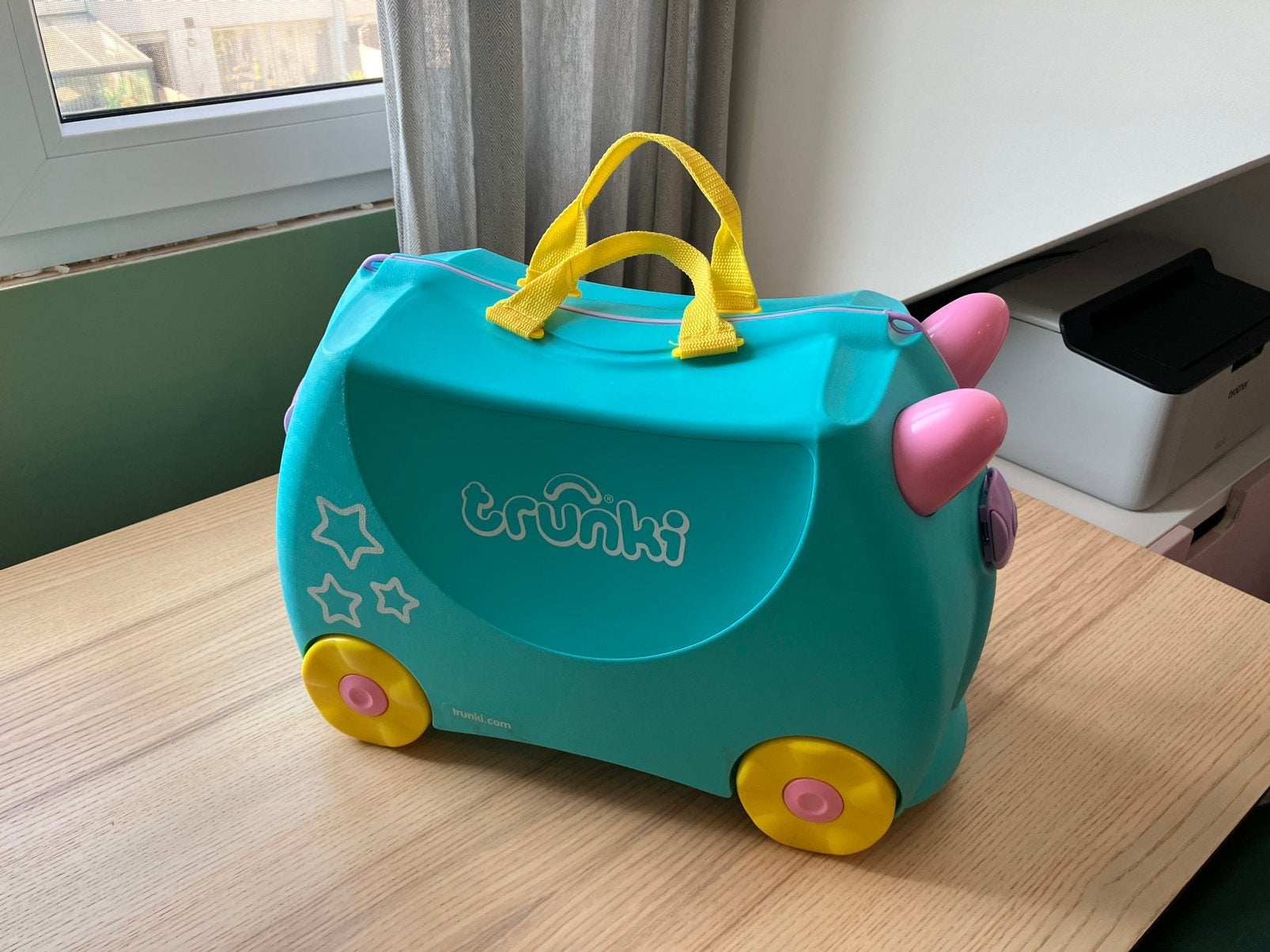 Trunki kinder koffer eenhoorn unicorn, Ophalen, Hard kunststof, Minder dan 50 cm, Zo goed als nieuw