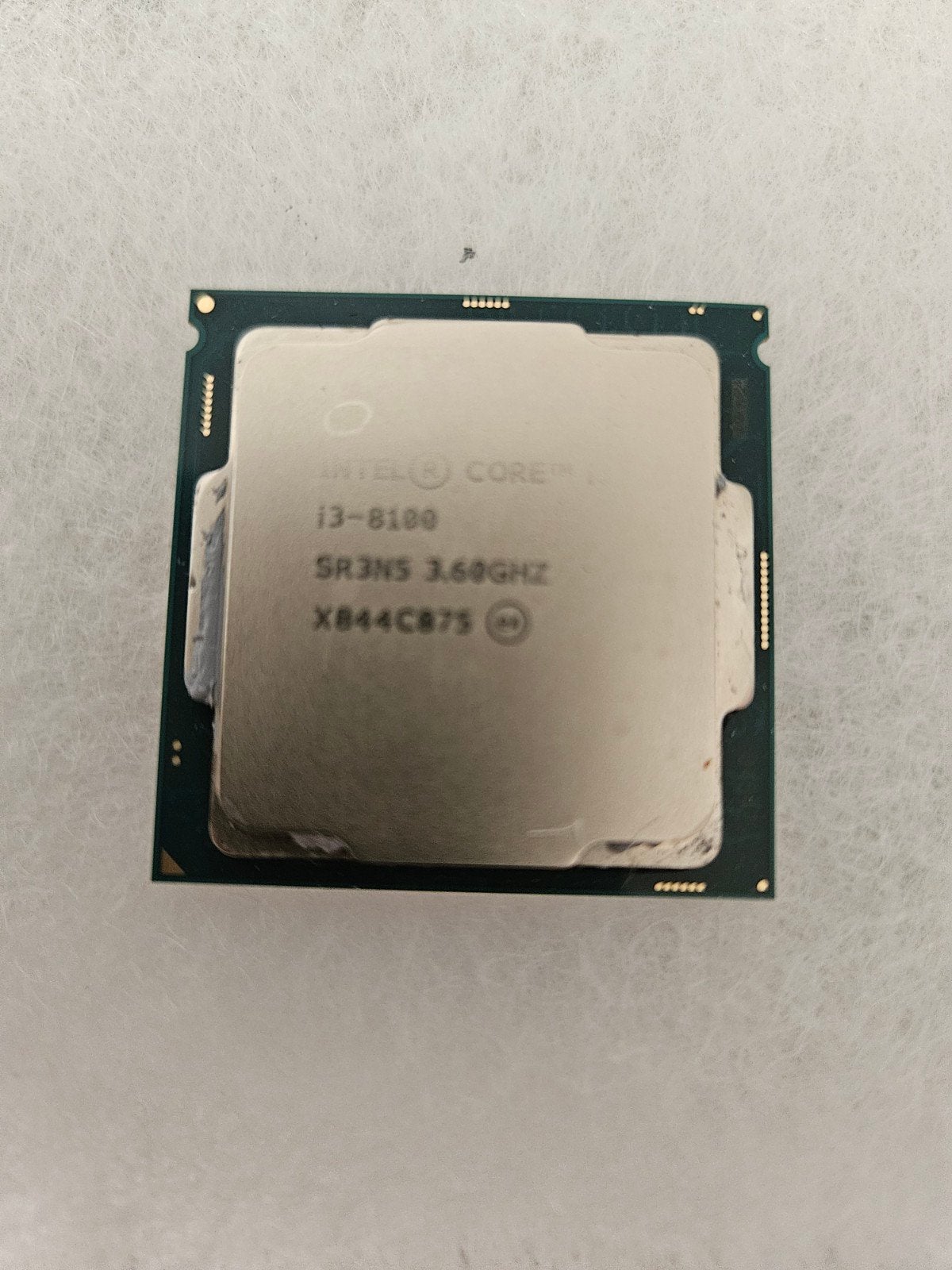 Intel Core i3-8100 Processor 3.60GHz SR3NS, Gebruikt, 4-core, Ophalen of Verzenden, 3 tot 4 Ghz