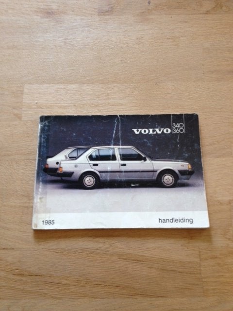 Volvo 340 360     Handleiding       1985     NL, Ophalen of Verzenden