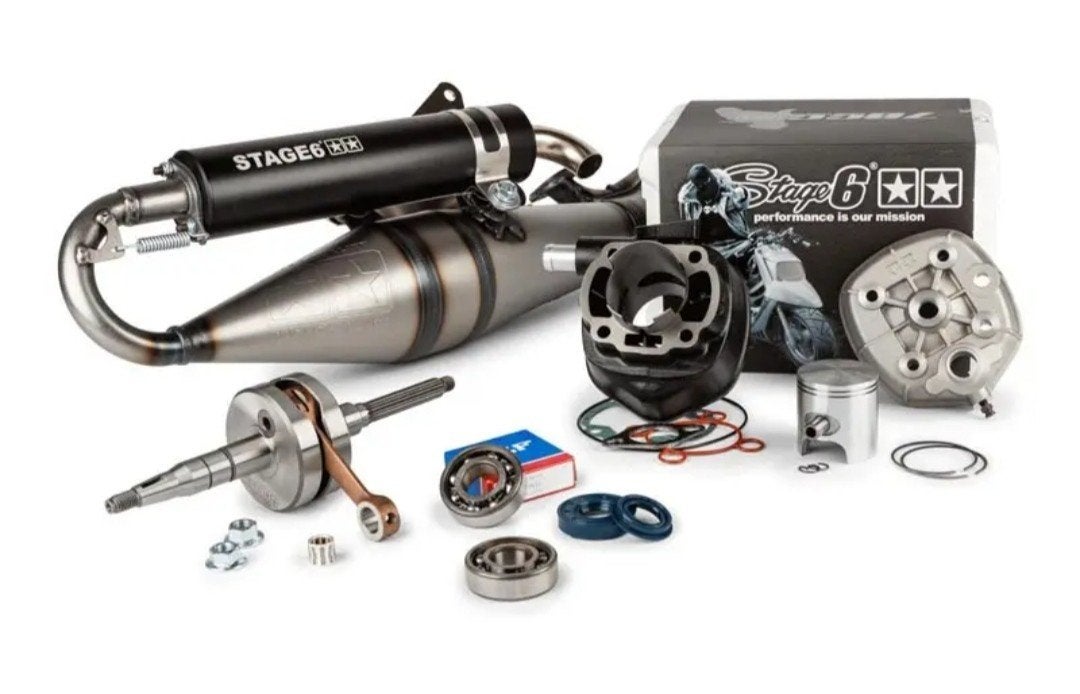 COMPLETE STAGE6 70CC STREETRACE KIT MINARELLI HOR LC, Ophalen of Verzenden, Nieuw, Overige typen, Stage 6