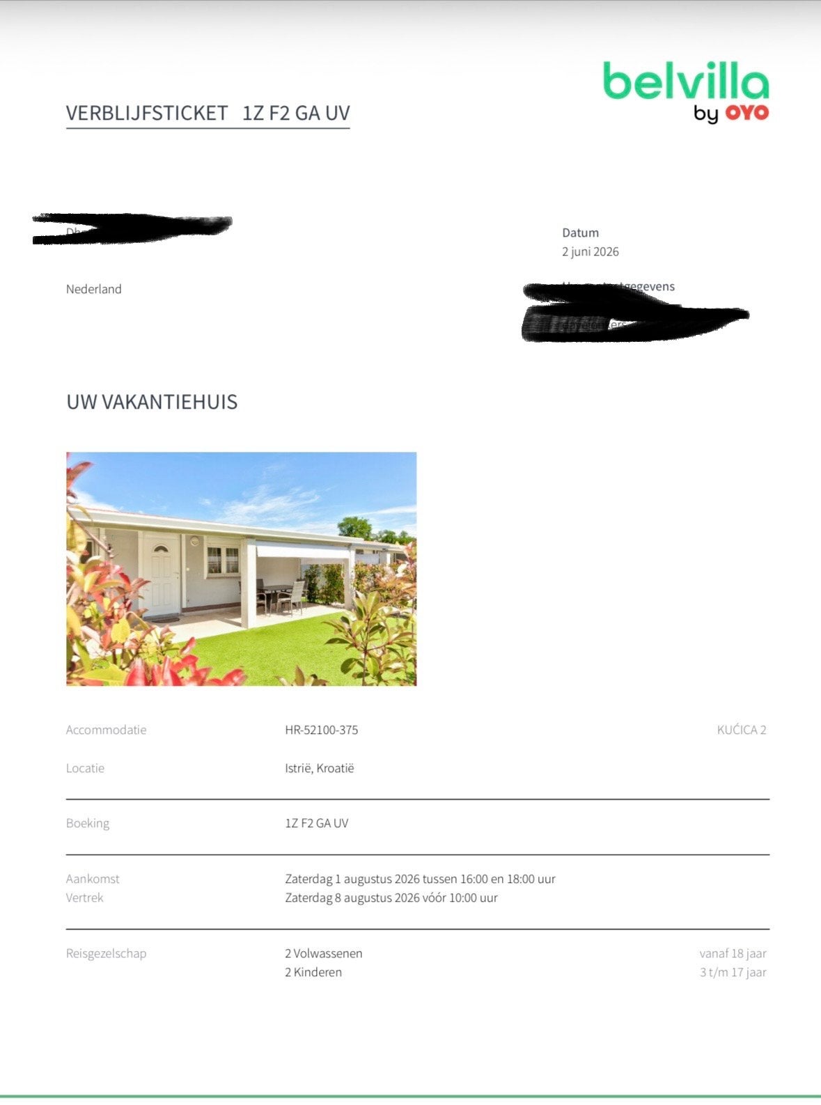 Vakantie kroatie wegens omstandigheden 1 tot 8 aug., Vakantie, Airconditioning