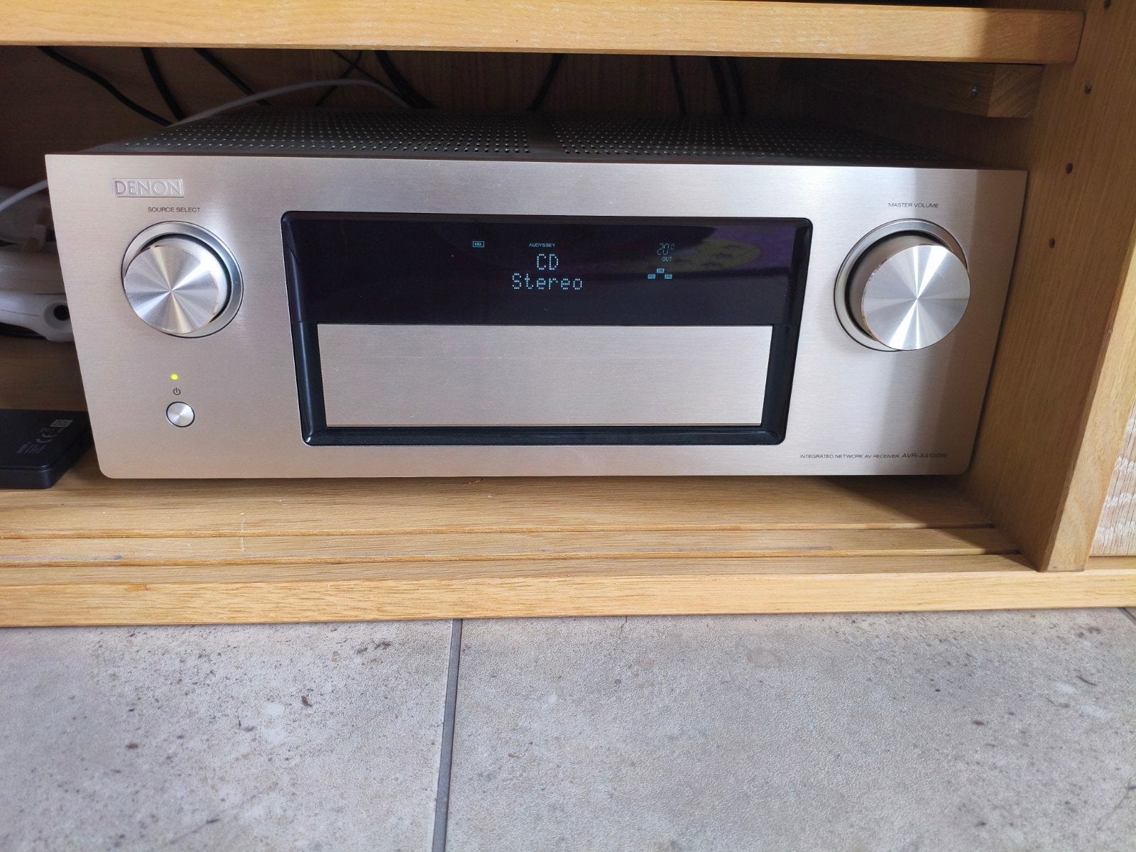 Denon AVR-X4100W Zilver - 7.2-kanaals AV-receiver, Ophalen, Denon, Zo goed als nieuw, 120 watt of meer