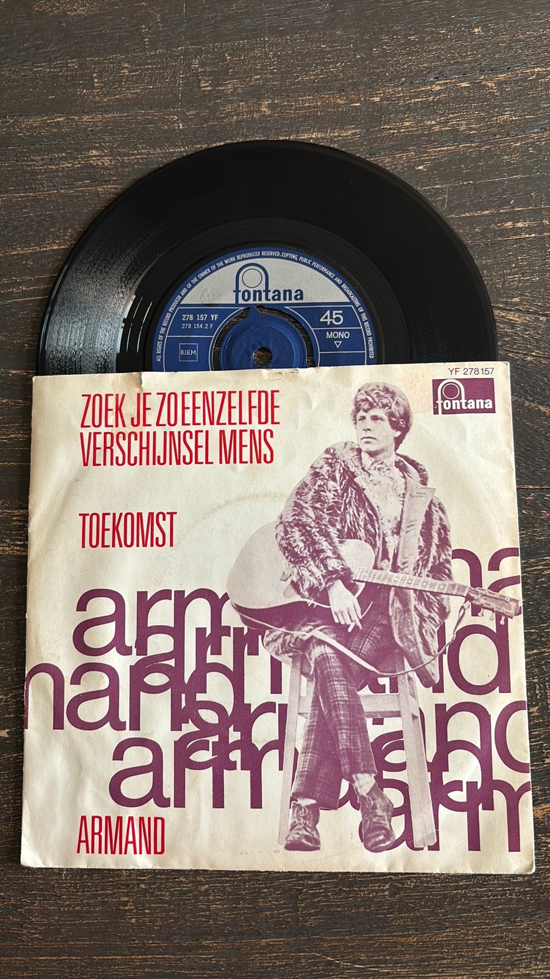 Armand - Zoek je zo eenzelfde verschijnsel mens, Ophalen of Verzenden, Zo goed als nieuw, Nederlandstalig