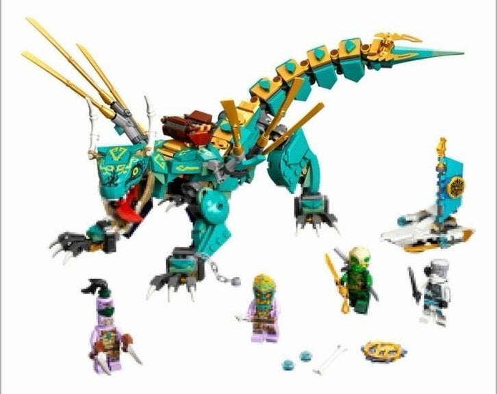 Lego 71746 ~ Ninjago - Jungledraak, Lego, Ophalen of Verzenden, Zo goed als nieuw, Ninjago