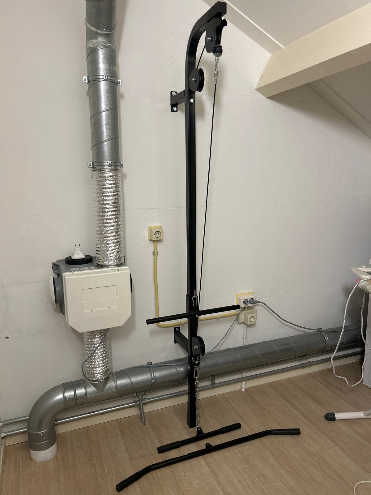 Lat Pulldown Machine / Kabelstation voor Thuisgym, Ophalen, Zo goed als nieuw, Armen, Overige typen