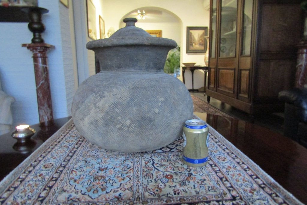 ayuthaya  grote pot met deksel, Antiek en Kunst, Ophalen