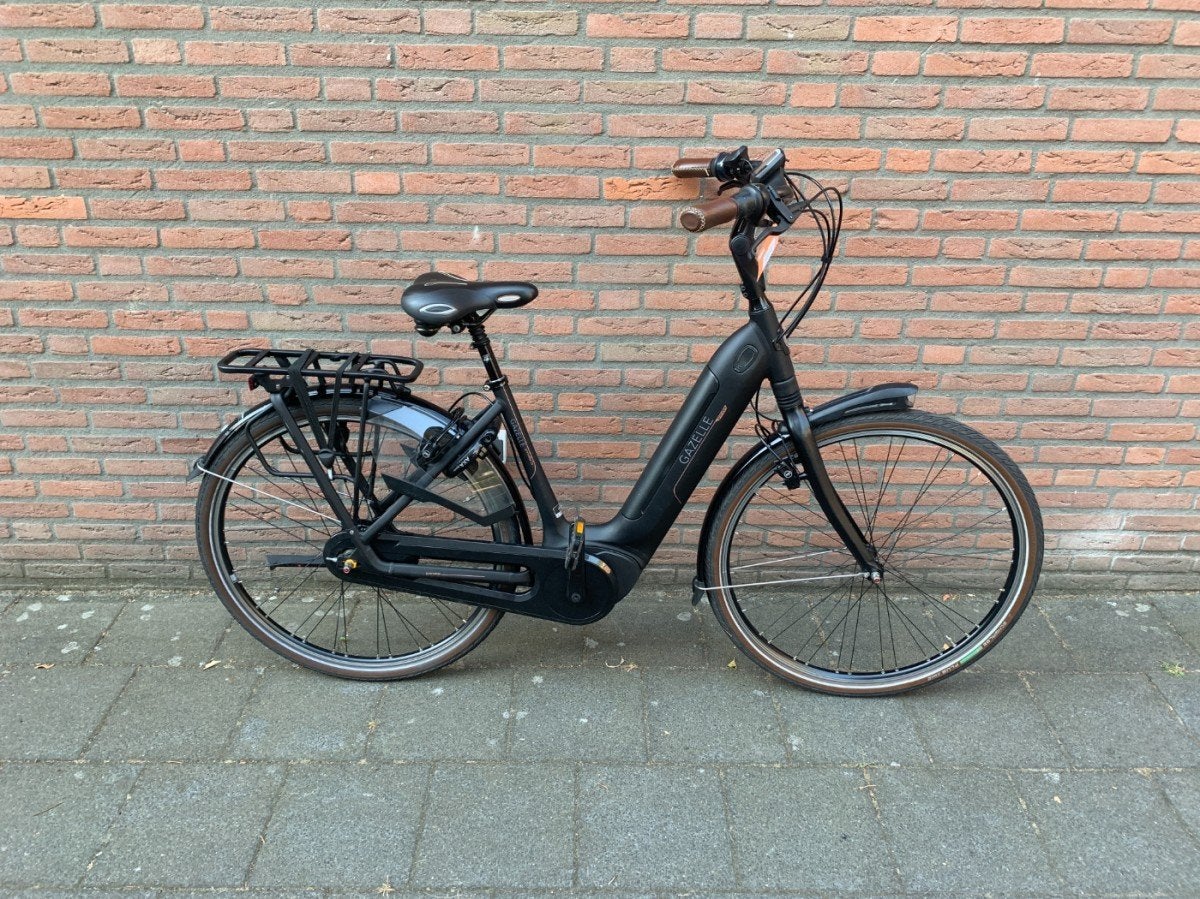 Gazelle Grenoble C8 HMB 500w Lage instap Zwart mat 49cm, Ophalen, Gebruikt, -, -